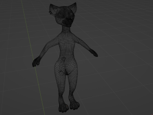 Catalina Anthro Fox Modèle 3D