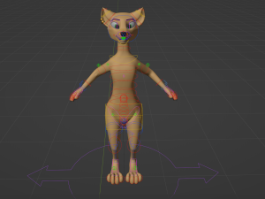 Catalina Anthro Fox Modèle 3D