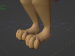 Catalina Anthro Fox 3D Model