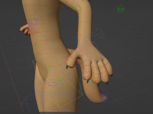 Catalina Anthro Fox 3D Model