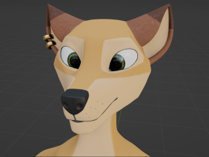 Catalina Anthro Fox Modèle 3D