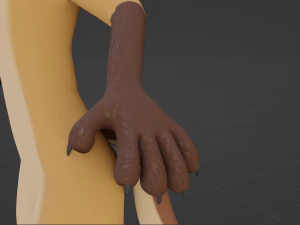 Catalina Anthro Fox 3D Model