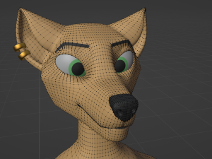 Catalina Anthro Fox Modèle 3D
