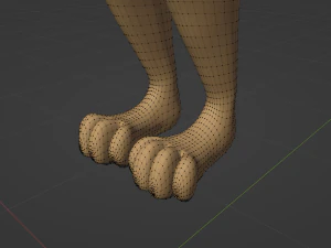 Catalina Anthro Fox 3D Model