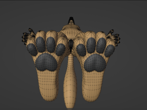 Catalina Anthro Fox Modèle 3D