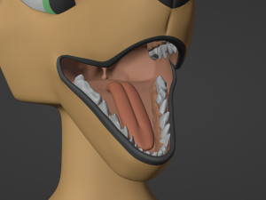 Catalina Anthro Fox Modèle 3D