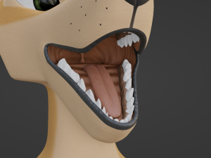 Catalina Anthro Fox Modèle 3D