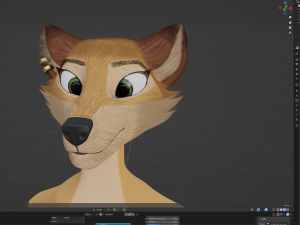 Catalina Anthro Fox Modèle 3D