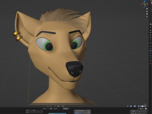 Catalina Anthro Fox Modèle 3D