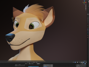 Catalina Anthro Fox Modèle 3D