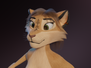 Nayara Anthro Lioness Modelo 3D