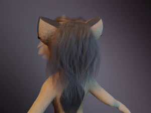 Nayara Anthro Lioness 3D Model