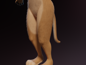Nayara Anthro Lioness Modelo 3D