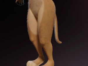 Nayara Anthro Lioness 3D Model