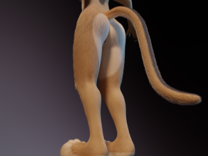 Nayara Anthro Lioness Modelo 3D