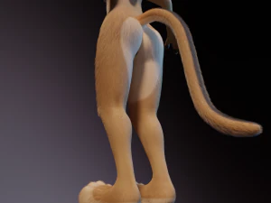 Nayara Anthro Lioness 3D Model