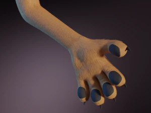 Nayara Anthro Lioness 3D Model