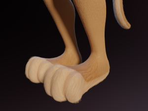 Nayara Anthro Lioness Modelo 3D