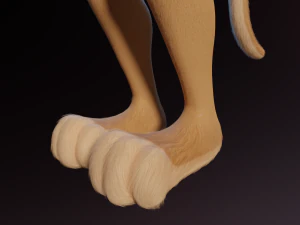 Nayara Anthro Lioness 3D Model