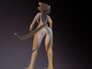 Nayara Anthro Lioness Modelo 3D