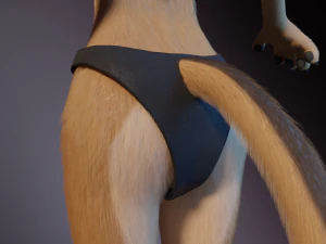 Nayara Anthro Lioness 3D Model
