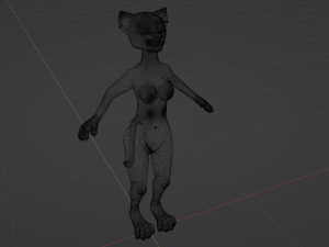 Nayara Anthro Lioness Modelo 3D
