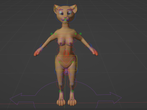 Nayara Anthro Lioness Modelo 3D