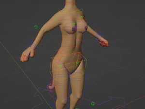 Nayara Anthro Lioness 3D Model