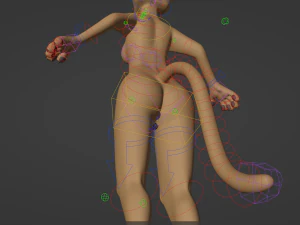 Nayara Anthro Lioness 3D Model