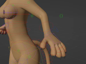 Nayara Anthro Lioness 3D Model