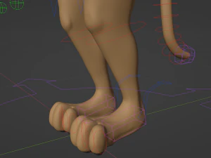 Nayara Anthro Lioness 3D Model