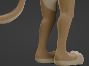Nayara Anthro Lioness Modelo 3D