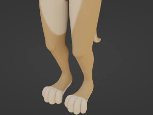 Nayara Anthro Lioness 3D Model