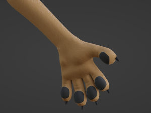 Nayara Anthro Lioness Modelo 3D