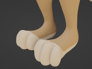 Nayara Anthro Lioness Modelo 3D