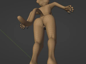 Nayara Anthro Lioness 3D Model