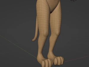 Nayara Anthro Lioness 3D Model