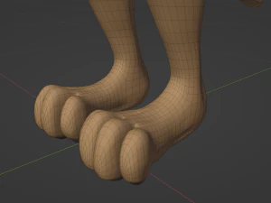 Nayara Anthro Lioness 3D Model