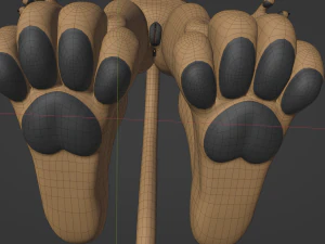 Nayara Anthro Lioness 3D Model