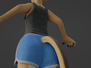 Nayara Anthro Lioness 3D Model