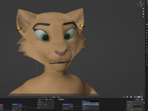 Nayara Anthro Lioness Modelo 3D