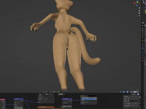 Nayara Anthro Lioness 3D Model
