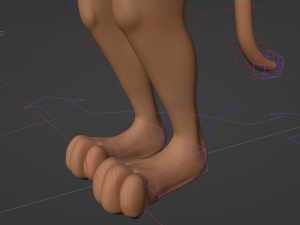 Rebecca Anthro Tiger 3D Model