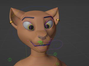 Rebecca Anthro Tiger 3D Model