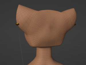 Rebecca Anthro Tiger 3D Model