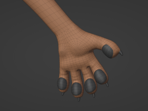 Rebecca Anthro Tiger 3D Model