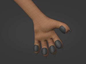Rebecca Anthro Tiger 3D Model