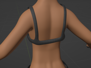 Rebecca Anthro Tiger 3D Model