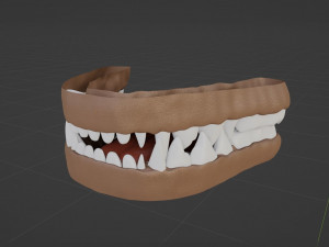 Rebecca Anthro Tiger 3D Model