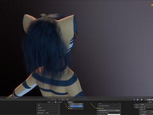 Rebecca Anthro Tiger 3D Model